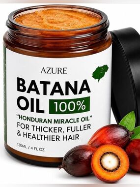Azure Batana Oil Hair Oil w/ Vitamin E Growth & Repair Nourish 4 fl oz